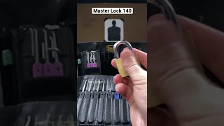 Master Lock 140 - zip tie #hobby #lockpicking #security