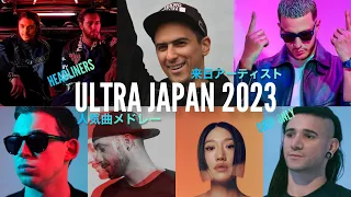 【予習用】Ultra Japan 2023 Headliners 人気曲メドレー /Drop Only /ノンストップ