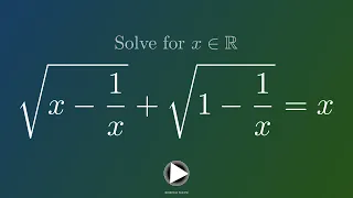 A Clever Way of Solving This Radical Equation: The Conjugate Method