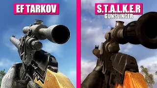 Escape from Tarkov vs STALKER Gunslinger - Weapons Comparison