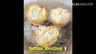 Пирожное Соффиони(Италия).Soffioni abruzzesi.