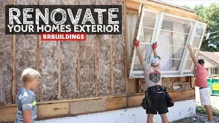 How to Renovate Your Homes Exterior Part 2: Installing Insulation and Sheathing