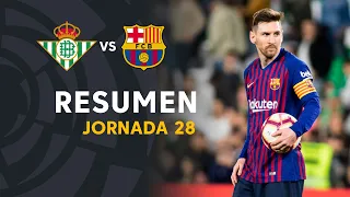 Highlights Real Betis vs FC Barcelona (1-4)