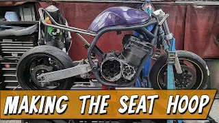 Making the seat hoop - Suzuki Bandit Cafe Racer - ASBO Project