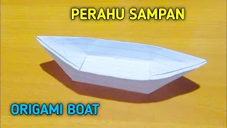 Origami Perahu Sampan