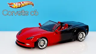 custom hot wheels corvette c6