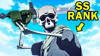 F Rank Adventurer Reborn as Skeleton and Can Evolve into SS Rank Monsters | Anime Recap