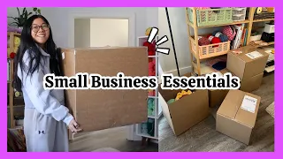 Small Biz & Content Creator Essentials:  🌸 Crochet Supplies, Must Haves, & Camera/Editing