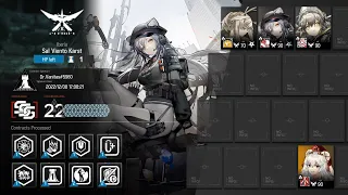 [Arknights] CC#9 4 Snipers Only Risk 22