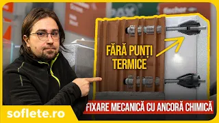 Cum FIXEZI MECANIC elemente pe fațadă fără PUNȚI TERMICE cu ancoră chimică?