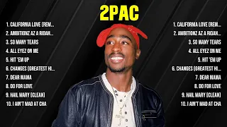 2Pac Greatest Hits 2024   Pop Music Mix   Top 10 Hits Of All Time