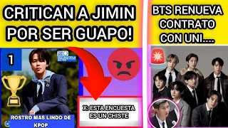 ULTIMO MINUTO🔴JIMIN ES DURAMENTE CRITICADO X SER GUAPO!!!😡BTS RENUEVA CON...😨noticiasdekpoprecientes