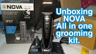 Unboxing Nova all in one grooming kit