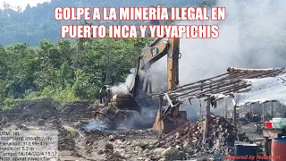 GOLPE A LA MINERÍA ILEGAL EN LA PROVINCIA DE PUERTO INCA