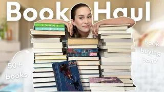 my biggest book haul yet | fantasy, mystery thrillers, romance, horror & more!