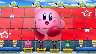 Super Mario Party All Minigames Kirby   How many minigames Does Kirby Lose ?