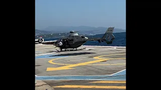 Monaco Heliport Heli Air Takeoff