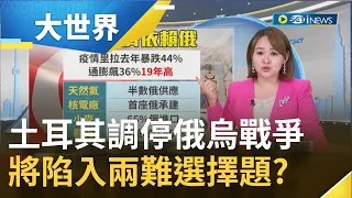 土耳其跳出來當公道伯調停俄烏戰爭卻陷入兩難選擇題!? 土耳其重申不制裁俄羅斯"歡迎來做生意"｜主播 王志郁｜【大世界新聞】20220329｜三立iNEWS