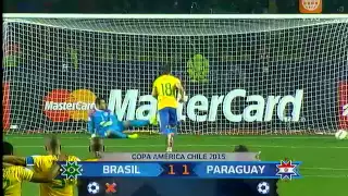 Brasil vs. Paraguay. Definición por penales. Copa América 2015