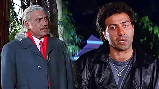 तेरी खोपड़ी में इतना छेद कर दूंगा मुंह से शब्द नहीं निकलेंगे Sunny Deol - Amrish Puri - Vishwatma