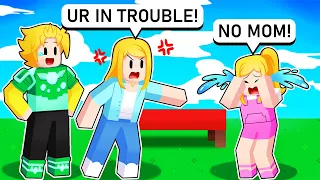 My Little Sister Was Being TOXIC, So I Called Her MOM! (Roblox Bedwars)