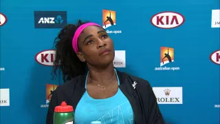 Serena Williams press conference (SF) - Australian Open 2015