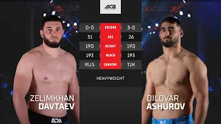 Зелимхан Давтаев vs. Диловар Ашуров | Zelimkhan Davtaev vs. Dilovar Ashurov | ACA YE 41