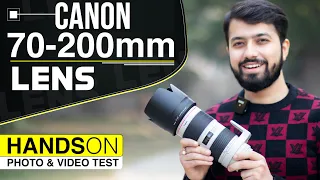 Canon 70-200mm f2.8 IS iii Zoom Lens | Photo & Video Test With 6D Mark 2