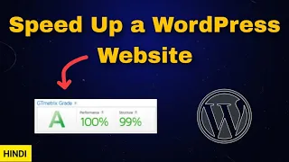 How to Speed Up a WordPress Website | Make WordPress Website load faster | Easiest Way