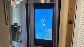 Samsung smart fridge family hub how to defrost and reset ice machine. How to fix ice machine.