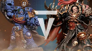 Ultramarines Vs NEW Chaos Space Marines Warhammer 40k 10th Edition Live 2000pts Battle Report