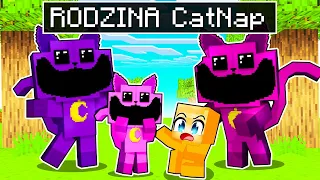 Zostałem ADOPTOWANY przez RODZINĘ CATNAP w Minecraft! 😍💜🧡