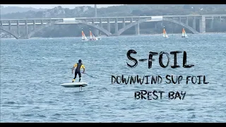 Downwind SUP Foil in Brest Bay / S-FOIL XXL 2000