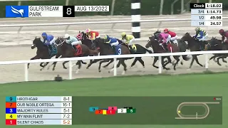 Gulfstream Park Carrera 8 - 13 de Agosto 2022