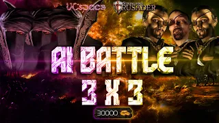 3 Калифа против 3х Змей (реванш) | 30000 золота | AI Battle 3х3