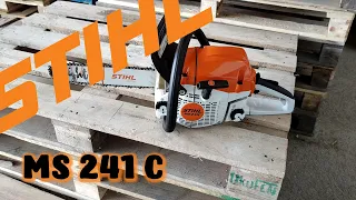 Stihl MS 241 C-M - Unpacking and Test