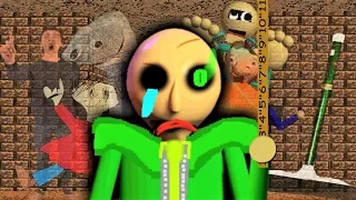 BALDI TURNS INTO SANS OR SOMETHING LIKE THAT!! | Baldi's Basics MOD: Baldi's Educational Tale