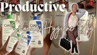 PRODUCTIVE SHOWER ROUTINE FACIAL CLEANSER & FACIAL LOTION FTCERA'VE DUO SET|APRIL MONTHLY RECAP VLOG