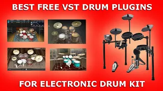 BEST FREE VST DRUM PLUGINS for Electronic Drums and Midi Pads