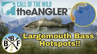Hotspot Guide: Largemouth Bass - Plus Hook Size, Bait and Lure!! | Call of the Wild: theAngler