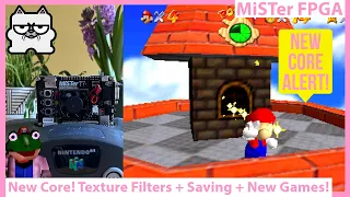 MiSTer FPGA N64 New Core Alert! Texture Filtering + Saving is HERE and More Games Work!