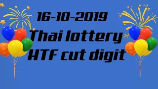 Thai lottery HTF cut Digit for 16-10-2019