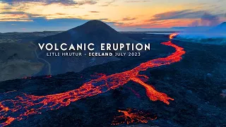 Volcanic Eruption ICELAND - Litli Hrutur (4K)