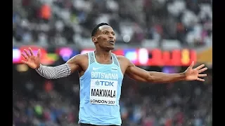 Isaac Makwala wins solo race and reaches 200m final at IAAF World Athletics Championships