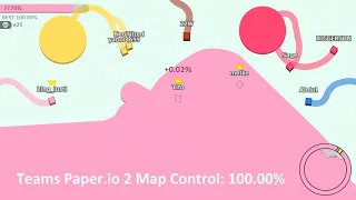 Teams Paper.io 2 Map Control: 100.00%