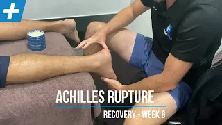 Achilles Tendon Rupture Recovery at Week 6 | Tim Keeley | Physio REHAB
