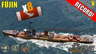 Destroyer Fūjin 8 Kills & 107k Damage | World of Warships Gameplay