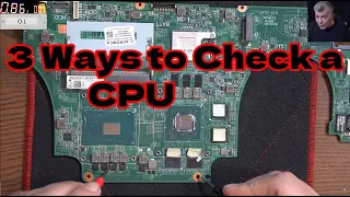 How to spot a faulty CPU - How do we know the CPU is faulty?