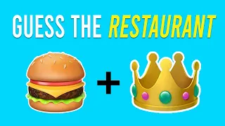 Can You Guess The Fast Food Restaurant by Emoji? Fast Food Emoji Quiz 2023