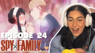 YOR AND LOID KISS?│SPY X FAMILY EPISODE 24 REACTION